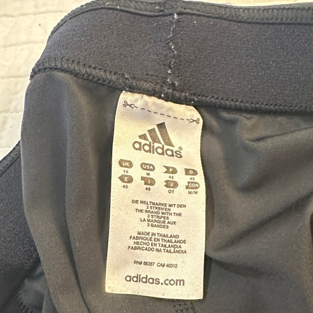 Adidas Medium Techfit Climalite Black Performance Shorts GUC - Picture 2 of 5